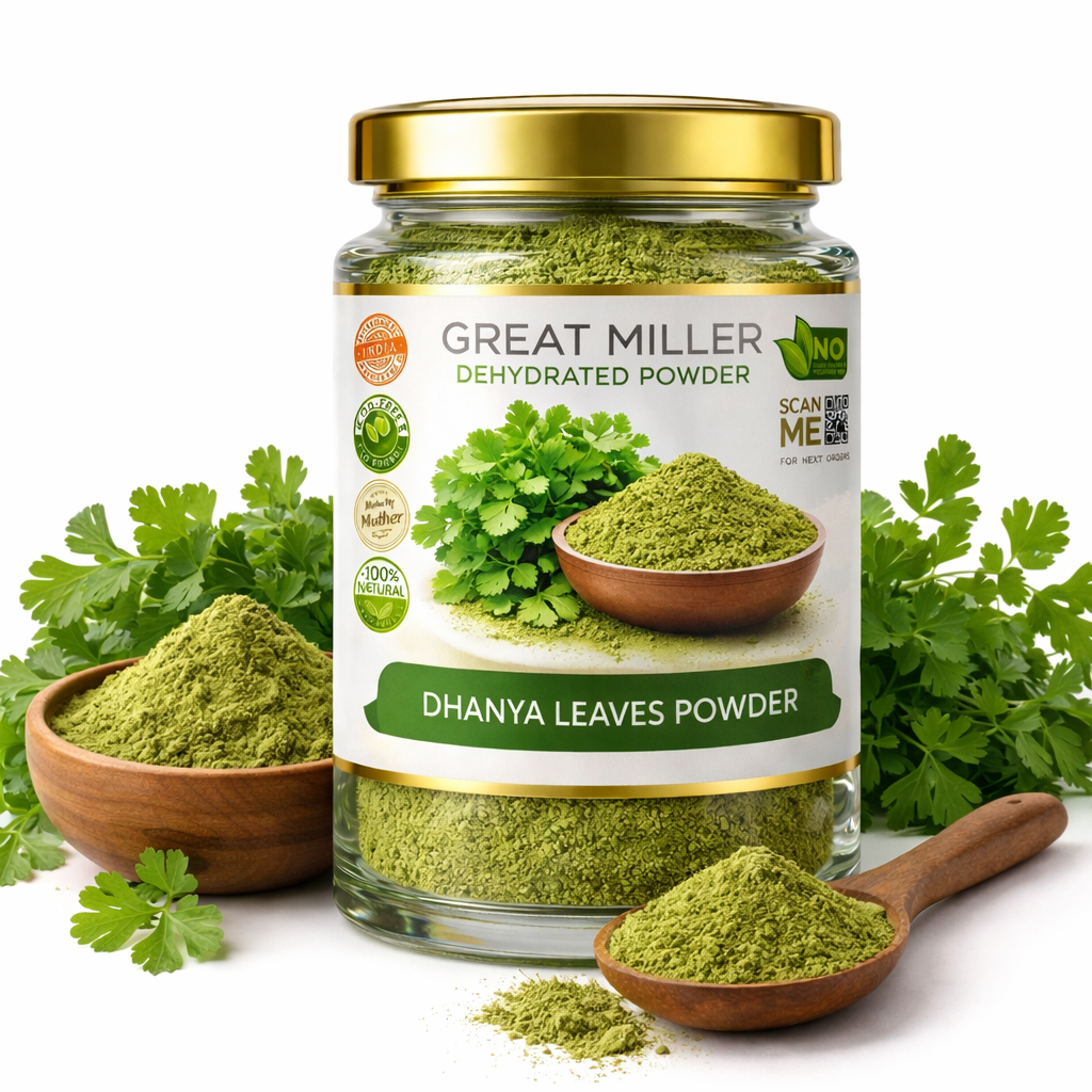 Coriander Leaves Powder – 100% Natural Dehydrated Dhaniya Powder