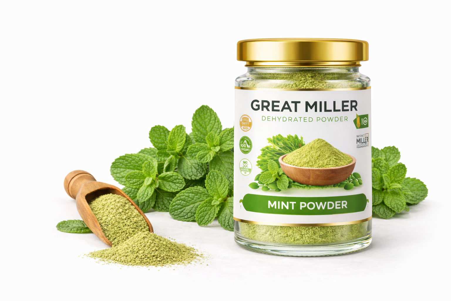 Mint Leaves Powder – 100% Natural Dehydrated Pudina Powder