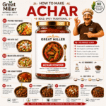 GreatMiller Achar Powder made with premium spices for preparing traditional homemade pickles with rich flavor and aroma.