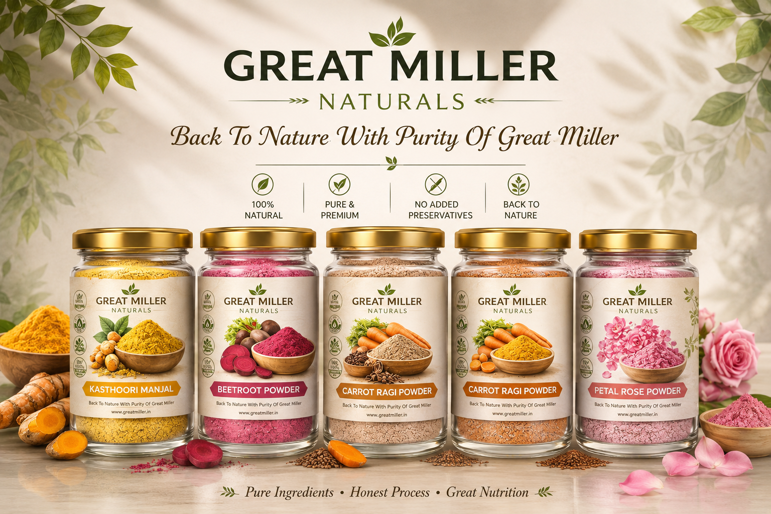 Great Miller Product Packaging