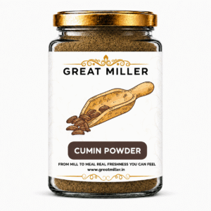 GreatMiller Cumin Powder pack made from finely ground premium cumin seeds for cooking, curries, and spice blends