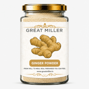 GreatMiller Ginger Powder pack made from finely ground dried ginger for cooking, herbal drinks, baking, and traditional recipes