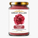 GreatMiller Rose Petal Powder – Pure Natural Dried Rose Flower Powder for Skincare & Herbal Use
