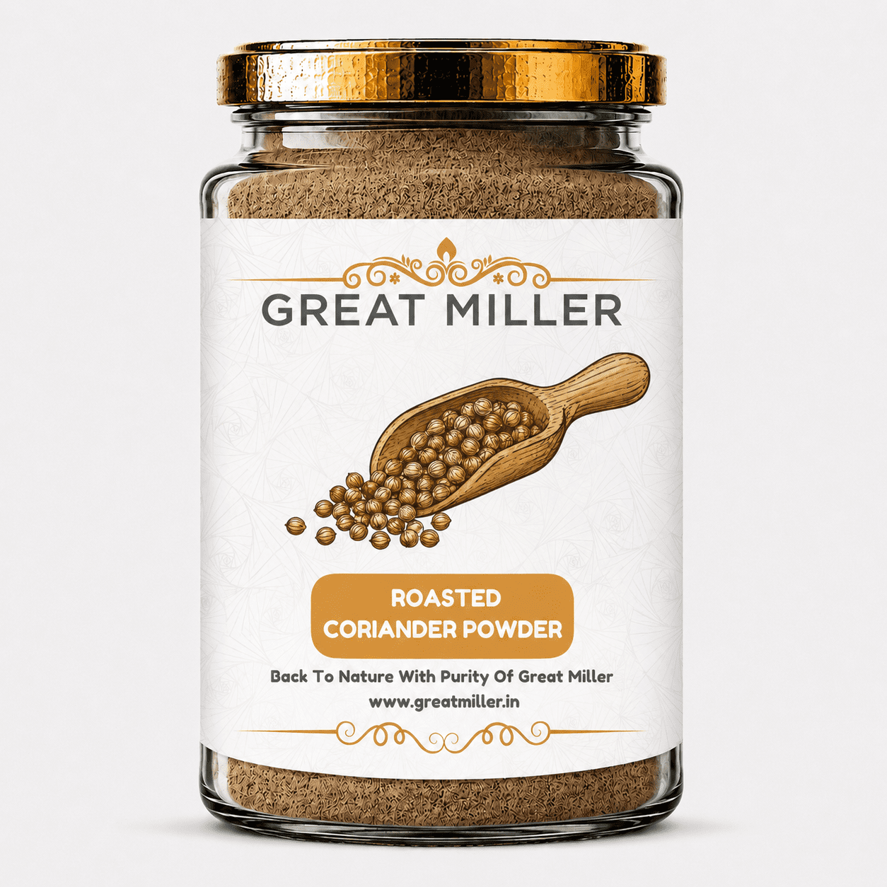 GreatMiller Roasted Coriander Powder – Premium Dhania Powder from Unjha Gujarat