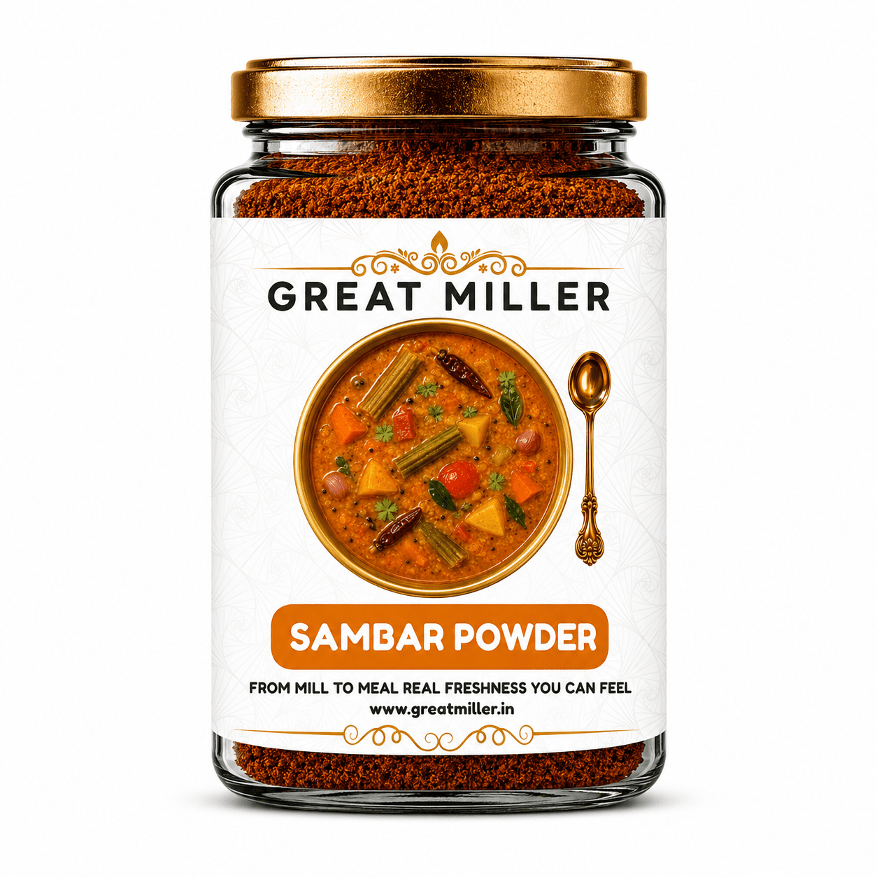 GreatMiller Traditional South Indian Sambar Powder