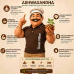 GreatMiller Premium Ashwagandha Powder – Pure Ayurvedic Wellness Supplement