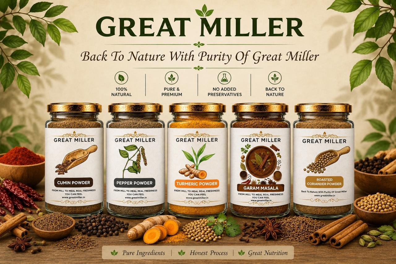 Great Miller Product Packaging