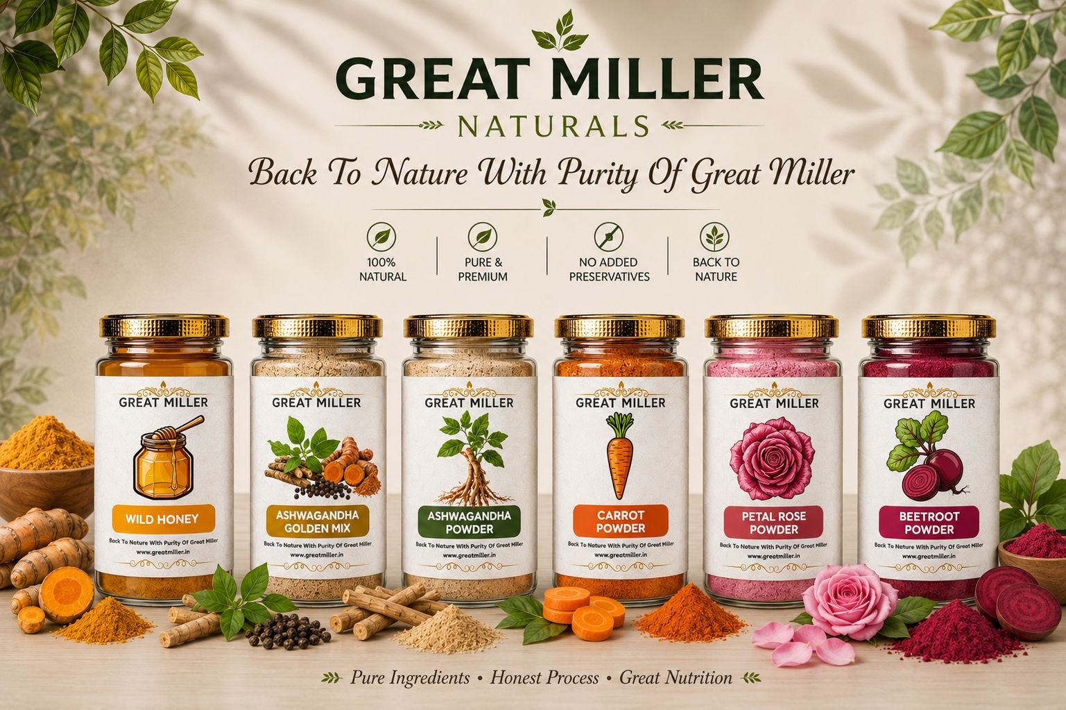 Great Miller Product Packaging